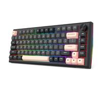 Redragon K687 Pro Clavier de Jeu sans Fil CNC à Joint, 81 Touches, mécanique avec Panneau en Aluminium CNC, Bouton de contrôle Facile, Amortissement Bruit 5 Couches, US Layout