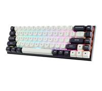 Redragon K701 Clavier de jeu mécanique à déclenchement rapide, 60 % filaire avec actionnement réglable, interrupteur magnétique, taux de polling 8 K Hz, rétroéclairage RVB, 68 touches mini pour joueur