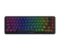 Redragon K709 Clavier de Jeu RVB à Joint Filaire 65%, Clavier mécanique Compact à 68 Touches remplaçables à Chaud avec Prise Free-Mod, atténuation du Bruit à 3 Couche, US Layout