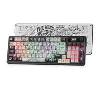Redragon K719 PRO Clavier de jeu sans fil à joint avec écran Hype et bouton, clavier mécanique 95 touches, écran d'information TFT facile à contrôler de 2,9 cm, amortissement du bruit à 5 couches