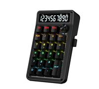 Redragon K733 PRO Pavé numérique RVB sans fil, pavé numérique mécanique 22 touches avec PC et modes de calcul, affichage de la calculatrice à 10 chiffres, contrôle par bouton, amortissement du bruit à