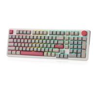 Redragon K768 PRO Clavier de jeu RVB sans fil 100 touches, clavier mécanique massif 8000 mAh PBT avec prise remplaçable à chaud, bouton de contrôle dédié et amortissement du bruit à 5 couches