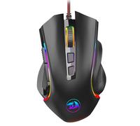 Redragon M602 NEMEANLION 3000 PPP Souris Gaming USB pour PC, 7 Touches, Retro-éclairage Commutable avec 7 Couleurs