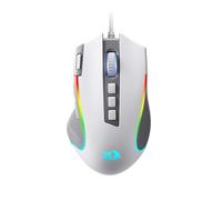 Redragon M612 Souris Gaming Filaire RVB 8000 DPI Gris Blanc