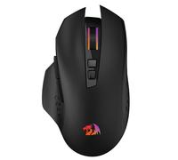 Redragon M656 Souris Gamer Tri Mode 4000 DPI 7 Boutons LED Rouge | Souris gamer sans fil 3 modes 4000 DPI 24G BT 5 niveaux DPI 7 macros retroeclairage LED rouge logiciel professionnel pour PC