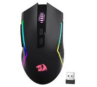 Redragon M693 Souris de Jeu sans Fil, 8000 DPI avec Connexion 3 Modes, BT et sans Fil 2,4 G, 7 Boutons Macro, capacité d'alimentation Durable et rétroéclairage RVB pour PC/Mac/Ordinateur