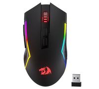 Redragon M693RGB-LIT Souris de jeu sans fil, souris 12800 DPI avec connexion 3 modes, BT et 2,4 G sans fil, 7 boutons macro, capacité d'alimentation fiable pour PC/Mac/ordinateur portable