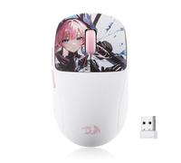 Redragon M817 PRO Souris de jeu sans fil, mini souris optique 24 000 DPI avec 6 boutons programmables et design ergonomique, 50 G, ultra léger, logiciel prend en charge les raccourcis de touches à