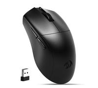 Redragon M821-AIR Souris de jeu sans fil, trimode 2,4 G/USB C filaire/Bluetooth souris de jeu pour PC, ordinateur portable, Mac, Windows, légère, jusqu'à 128 000 DPI réglable, 7 boutons macro