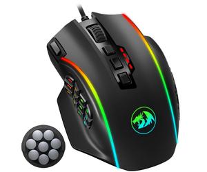 Redragon M901 Perdition MMO Wired Gaming Mouse, 19 Buttons, 12400 DPI