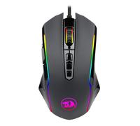 Redragon Souris Gamer Filaire USB,Souris Gaming avec Capteur Optique de 8000 DPI Ajustable,RVB, 9 Boutons Programmables,Souris Ergonomique - Compatible PC/Mac - Noir