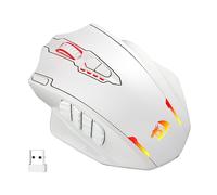 Redragon M913 Impact Elite Souris de Jeu sans Fil 16 000 DPI avec 16 Boutons programmables, 45 Heures de Fonctionnement sur Batterie et capteur Optique Pro, 12 Boutons latéraux