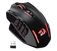 Redragon M913 Impact Elite Souris de Jeu sans Fil 16 000 DPI avec 16 Boutons programmables, 45 Heures de Fonctionnement sur Batterie et capteur Optique Pro, 12 Boutons latéraux