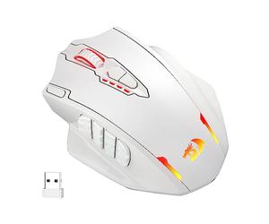 Redragon M913 Impact Elite Souris de Jeu sans Fil 16 000 DPI avec 16 Boutons programmables, 45 Heures de Fonctionnement sur Batterie et capteur Optique Pro, 12 Boutons latéraux