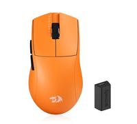 Redragon M916 ULT Souris de jeu sans fil 8K Taux de requête 49 G Ultra légère 30 000 DPI Max Design ergonomique avec poignée naturelle Boutons entièrement programmables Orange