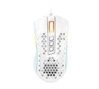 Redragon M988Storm Elite White RGB Mouse Gamer Ultralight 85 g, Honey Comb Design Optical Sensor 12 400 dpi