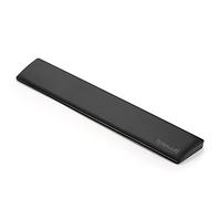 Redragon P037 Meteor L Repose-poignet ergonomique en mousse à mémoire de forme avec base en caoutchouc antidérapant, 100% 104 touches, taille standard 43,5 x 7,3 cm, hauteur 20 mm, noir