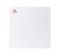 Redragon PG1M Tapis de souris en verre, surface de précision ultra lisse avec base antidérapante, facile à nettoyer, tapis de souris rigide, pour jeux vidéo, 30 x 30 x 0,38 cm, blanc