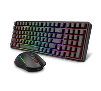 Redragon S162 3-Mode Wireless Gaming Clavier & Souris Combiné, 99 Touches K744 RGB Clavier Gaming et 8000 DPI M693 Ensemble Souris de Jeu