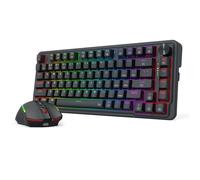 Redragon S168 Ensemble Clavier Souris Gamer 3 Modes 81 Touches 8000DPI | Ensemble clavier souris gamer 3 modes sans fil K673 PRO Gasket RVB 81 touches souris M693 8000DPI dongle divise pratique