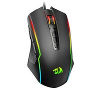 Redragon Souris Gamer Filaire USB,Souris Gaming avec Capteur Optique de 8000 DPI Ajustable,RVB, 9 Boutons Programmables,Souris Ergonomique - Compatible PC/Mac - Noir