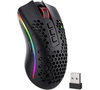 Redragonm808 Souris De Jeu Sans Fil Avec Coque En Nid D'Abeille,16000 Dpi Réglables,7 Boutons Programmables,Souris Ergonomique,Souris Légère Rechargeable Pour Ordinateur Portable Pc/Mac