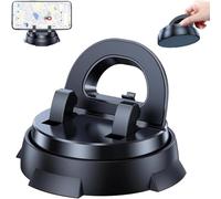 Redreeer Car Phone Holder Mount, Dashboard, Center Console, No Installation Required, 360-Degree Rotatable Mobile Holder with Non-Slip Base, Strong Adsorption Car Holder for All Models (1PCS)