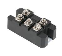 Redresseur AC triphasé Noir MDS100A, Redresseur de Pont à Redresseur DC, Redresseur de Pont à Diode 100A Amp Haute Puissance 1600V