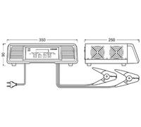Redresseur, chargeur de batterie avec affichage LCD OSCP5024 OSRAM