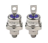 Redresseur de diode à montage sur goujon 40 A 1200 V, courant de surtension, construction métallique, pour alimentations industrielles, charge de batterie et machines de soudage (40HF120)