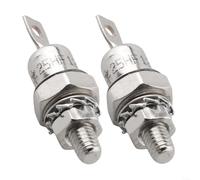 Redresseur de diode à montage sur goujon en métal, anode négative à cathode positive à courant de surtension élevé, pour chargement de batterie, alimentations, contrôle de machine de soudage (25HF120)