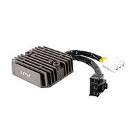 Redresseur de Moto Régulateur de Tension de Dissipateur Thermique en Métal pour SH150 2009-2012 pour PES125/PS125/PES150/PS150 2006-2009 pour FES150 S-Wing 2006-2012 (Noir)