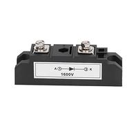 Redresseur de Pont, Module d'alimentation à diode à Plaque de cuivre 110 A 1600 V, redresseur triphasé avec 2 bornes pour l'entrée de Courant de l'onduleur PWM et Le Chargement de