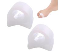 Redresseur d'orteil,Redresseur d'orteils en silicone Alignement des gros orteils - Entretoise d'orteil en silicone ultra douce et confortable pour chevauchement tordu et orteils recourbés