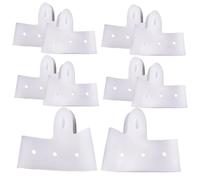 Redresseur d'orteils, séparateurs d'orteils en silicone - 5 paires de séparateurs d'entretoises en silicone - Entretoises d'orteils correctes, séparateur d'orteils et protecteurs pour orteils qui se c