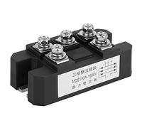 Redresseur triphasé à Diode 100a 12V 14 * 8 * 4 MDS-100A 1600V 5 Bornes Redresseur de Pont de Module de Diode Pleine Onde 3 Phases
