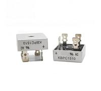 Redresseurs de pont à diodes KBPC2510 KBPC3510 KBPC5010 15A-50A 1000V, composants électroniques, 2/5/10 pièces/lot(2PCS KBPC1510)