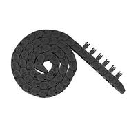 Redrex 10mm*11mm Drag Chain Chaîne de Traînage Chaîne de Dragage Plastique Cable Carrier Outside Open Type, avec Connecteurs d'extrémité pour les Machines CNC de Câblage d'imprimante 3D