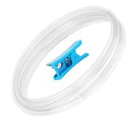 Redrex 2M Tube PTFE pour A1 2.5mm IDx4mm OD Transparent Ultra Lisse Heat-resistant Tube Bowden avec Cutter pour 1,75mm Filament pour Bambu Lab A1/A1 mini/P1P/P1S/X1C,K1/K1 Max/Ender 3 V3 Imprimante 3D