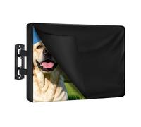 REDRICH Housse d'extérieur 600D robuste pour TV de 22 à 24 pouces, protections d'écran de télévision améliorées étanches et résistantes à la poussière avec fermeture éclair pour l'extérieur