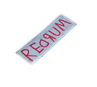 Redrum (Murder) Brodeur en rouge (Corrow of Stanley Kubrick, Stephen King), The Shining, Words, Horreur, Film, Vendredi 13, Killer2 Applique brodée à repasser sur applique souvenir