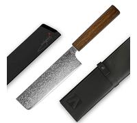REDSALT® NAKIRI 菜切 17cm SPG2 couteau à légumes professionnel en acier damassé fait main au Japon | HRC 62+, 65 couches lame damassée inoxydable | chef sushi viande