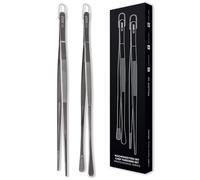 REDSALT® Premium Set de pinces de cuisine 30cm de long | INOX 18/10 acier inoxydable résistant au lave-vaisselle | Pince de cuisine professionnelle Pincette pour aliments cuisine barbecue gastro