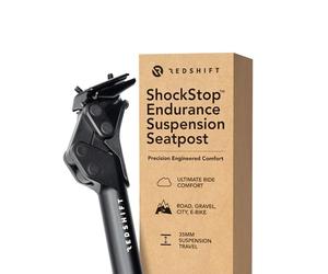 REDSHIFT ShockStop Endurance Suspension Seatpost for Bicycles, Shock-Absorber Bike Seat Post for Road, Gravel, Hybrid, and E-Bikes, 27.2mm x 350mm