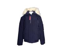 REDSKINS Junior Parka Polaire Manteau Thermique Vêtement Chaud Doudoune Impermeable Veste Enfant Garçon Fille Modèle REF1002NEW Bleu Taille 10 Ans
