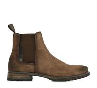 Bottines Homme Redskins Neurone - Cuir suède - Talon 2cm - Taupe/Marron 45