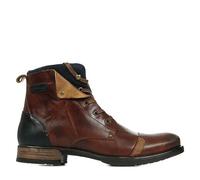 Bottines Homme - Redskins Yedos - Cuir Marron - Talon Large 2cm - Fermeture Zip 46
