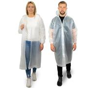 REDSTAR Poncho Pluie Imperméable Femme et Homme avec Capuche - 2 pièces, Veste longue waterproof à boutons pour adulte, Poncho de pluie long pour adulte, Pliable, Pour festival, randonnée, vélo