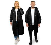 REDSTAR Poncho Pluie Imperméable Femme et Homme avec Capuche - 2 pièces, Veste longue waterproof à boutons pour adulte, Poncho de pluie long pour adulte, Pliable, Pour festival, randonnée, vélo
