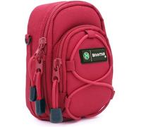 Redstar V4 Housse Sac pour Appareil Photo Compact - Lumix DC TZ200 TZ95 DMC TZ100 TZ90 LX15 - PowerShot SX730 SX740 G5 X II G7 X II III - Tough TG-5 TG-6 TG-7 - Rouge -.[V434]